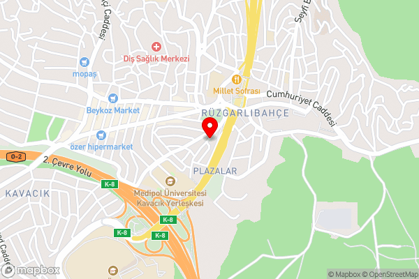 Park Inn by Radisson Istanbul Asia Kavacik - Hotel Location Map