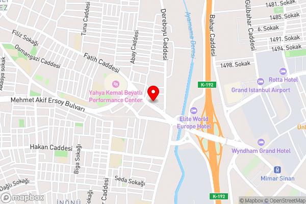 Park Inn By Radisson Istanbul Ataturk Airport - Hotel Location Map