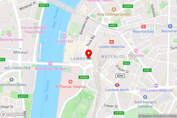 Park Plaza County Hall London - Hotel Location Map