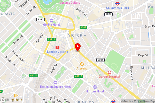 Park Plaza Victoria London - Hotel Location Map
