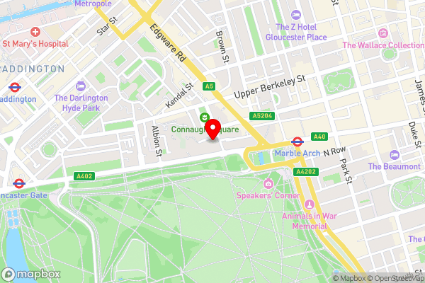 Parkwood Hotel - Hotel Location Map