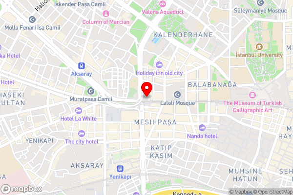 Parmada Hotel Old City - Hotel Location Map