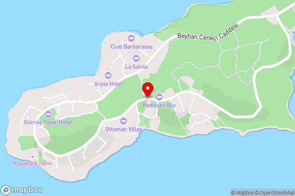 Paydos Otel Yarımada - Hotel Location Map