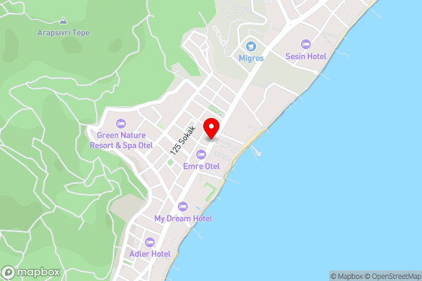 Peaceful Flat Close to Beach in Marmaris - Hotel Location Map