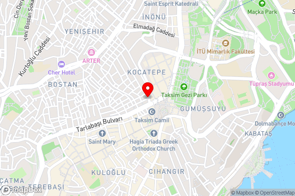 Pera Luna Residence - Hotel Location Map