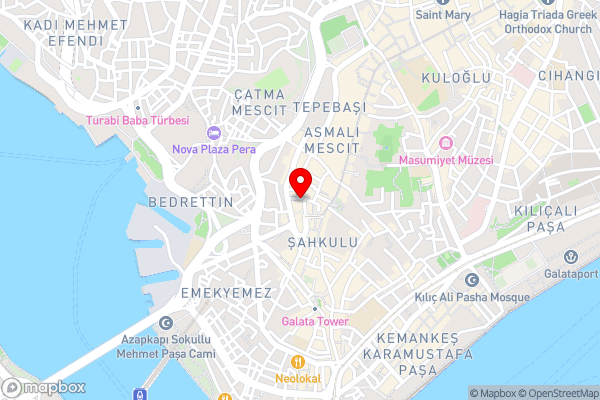 Pera Neuf - Hotel Location Map