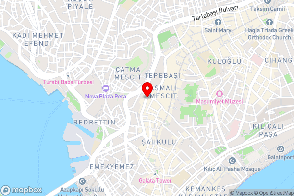 Pera Rose Hotel - Hotel Location Map