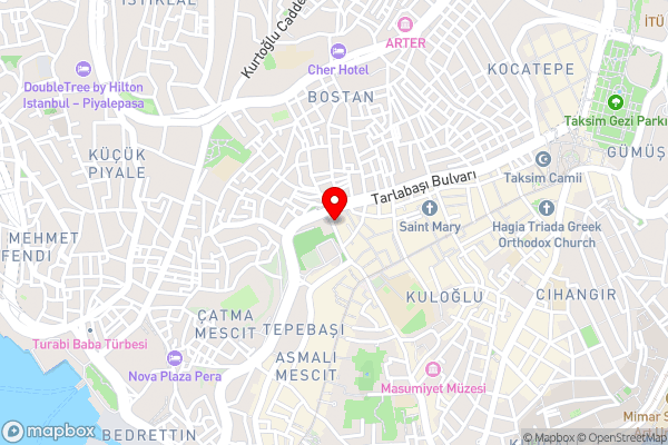 Peradays - Hotel Location Map