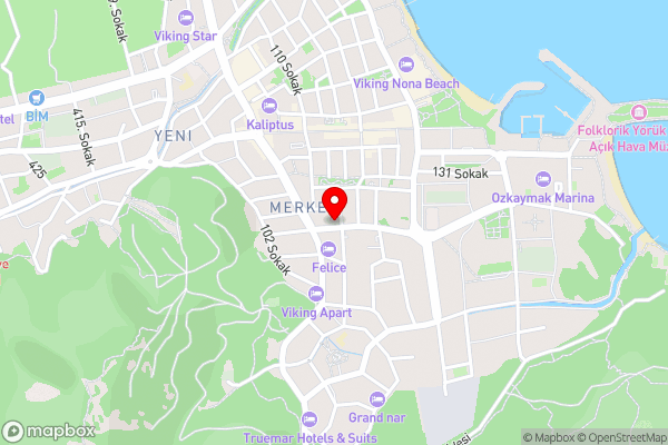 Perlo Hotel Kemer - Hotel Location Map