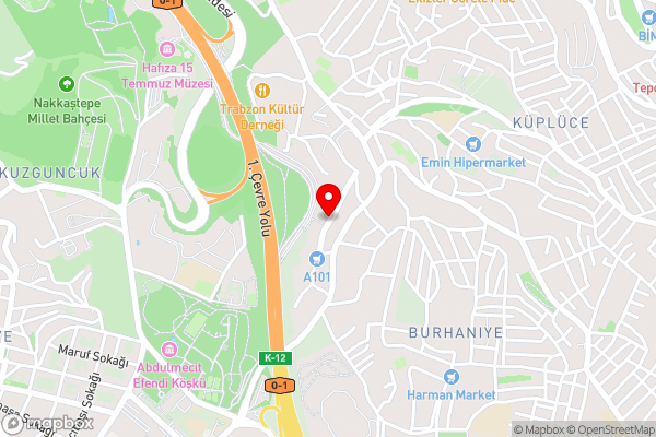 Petrol-İş İstanbul Misafirhanesi - Hotel Location Map