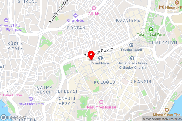 Petros Hotel - Hotel Location Map