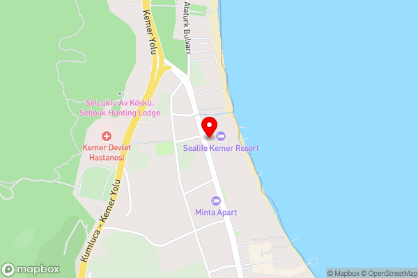 PGS Rose Residence Beach - Hotel Location Map