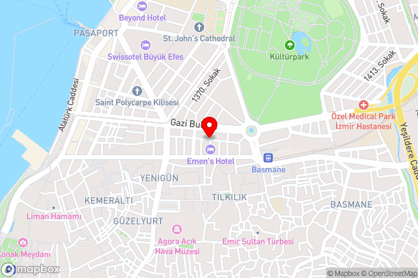 Piano Hotel - Hotel Location Map