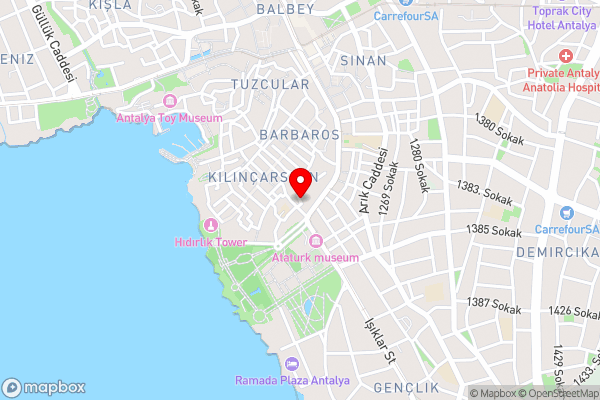 Pina Hotel Oldtown - Hotel Location Map