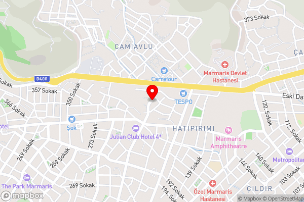 Pine Side Home Marmaris Daily Weekly Rentals - Hotel Location Map