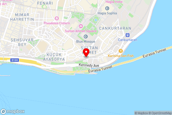 Pine Stone Apart Hotel Sultanahmet - Hotel Location Map