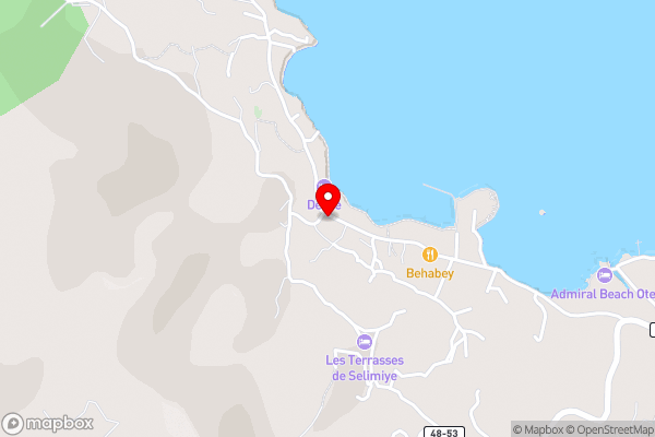 Pineloft Selimiye - Hotel Location Map