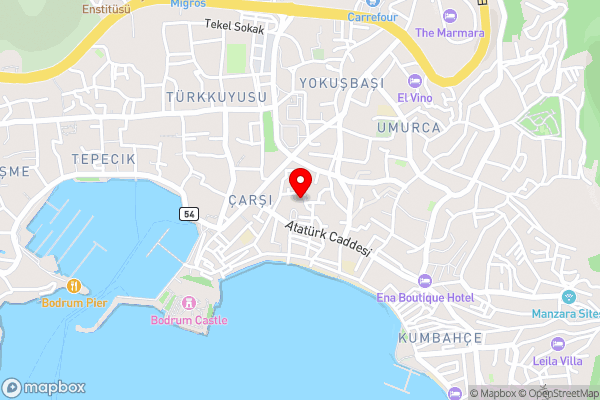 Plaja çok yakın tarihi taş ev - Hotel Location Map