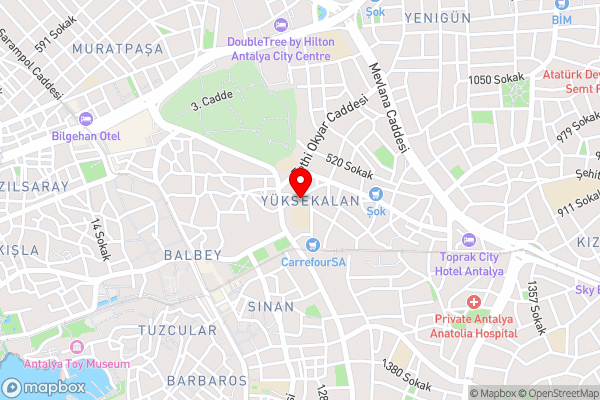 Pleasant Modern Flat Walking Distance to Kaleici in Muratpasa, Antalya - Hotel Location Map