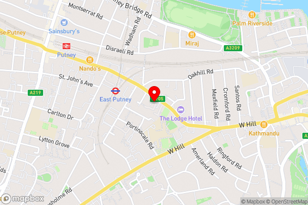 Pleasant Putney home close to the tube station by UndertheDoormat - Hotel Location Map