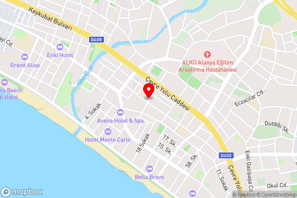 Polat holiday homes - Hotel Location Map