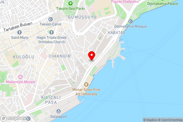 Port İstanbul Taksim - Hotel Location Map