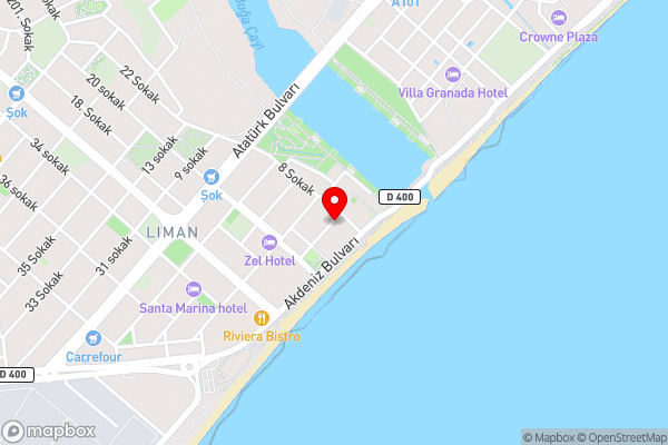 Porto Bello Hotel Resort & Spa - Hotel Location Map