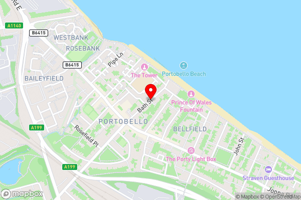 Portobello Charming Seaside 3-BR Holiday Apartment - Hotel Location Map