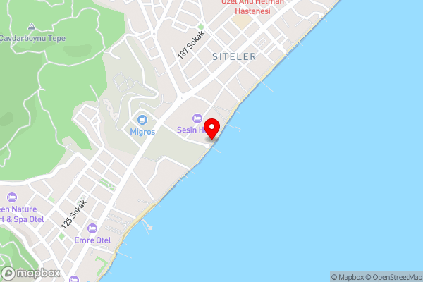 Poseidon Hotel - Adult Only - Hotel Location Map