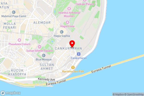 Premist Hotels Sultanahmet - Hotel Location Map