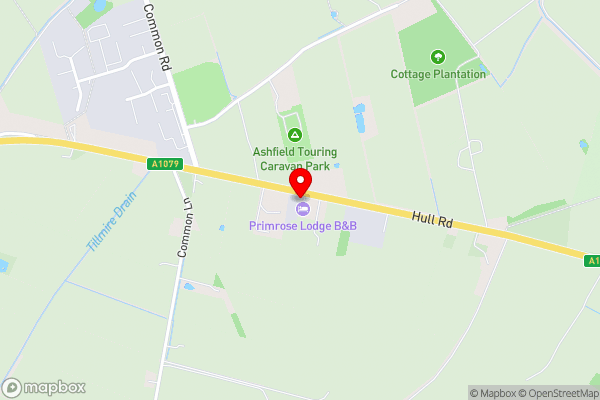 Primrose Lodge - Hotel Location Map