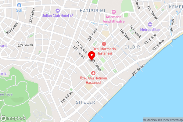 Princess Kinli Suites Hotel - Hotel Location Map