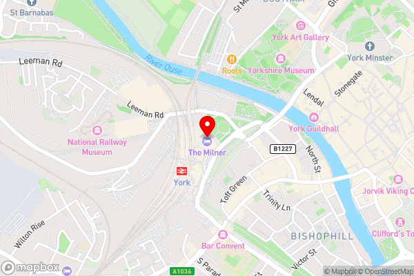 Principal York - Hotel Location Map