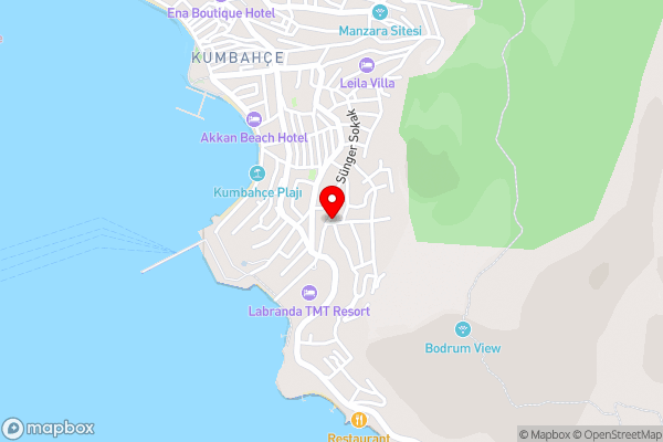 Private Pool - Very Close to the Seaside - 5+1 Villa in the Bodrum Center - Hotel Location Map