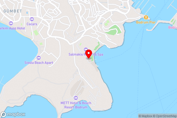 Prive Hotel Bodrum - Adult Only - Hotel Location Map