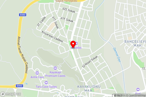 Prokopi Hotel - Hotel Location Map