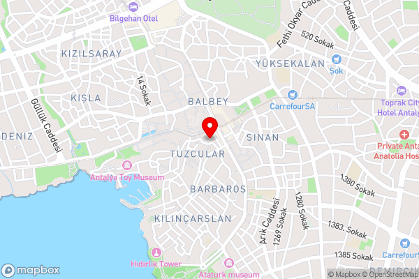 PRUVA İNN HoTEL - Hotel Location Map