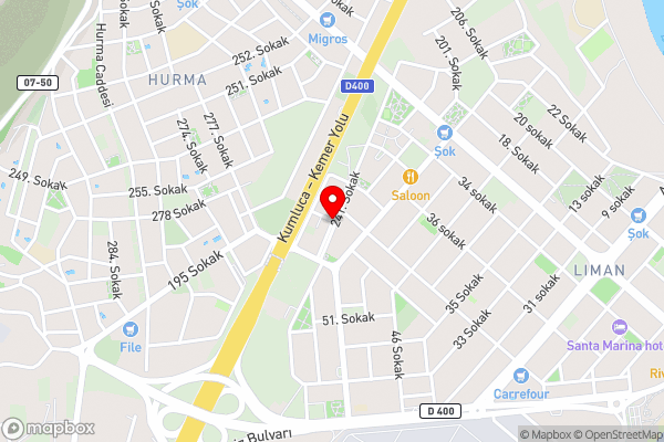 Pusula Apart - Hotel Location Map