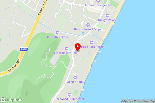 Queen's Park Goynuk Hotel - All Inclusive - Hotel Location Map