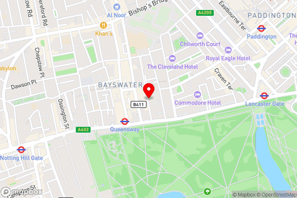 Queens Park Hotel - Hotel Location Map