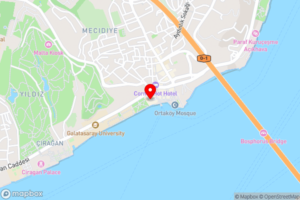 Radisson Blu Bosphorus Hotel - Hotel Location Map