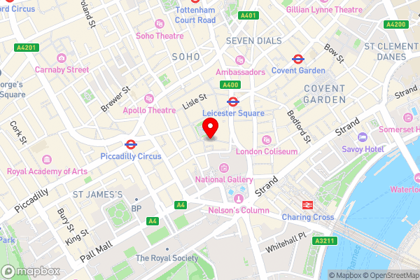 Radisson Blu Edwardian Hampshire Hotel, London - Hotel Location Map