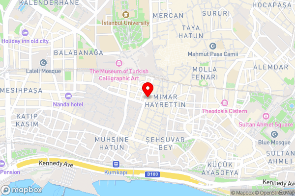 Radisson Hotel President Old Town Istanbul - Hotel Location Map