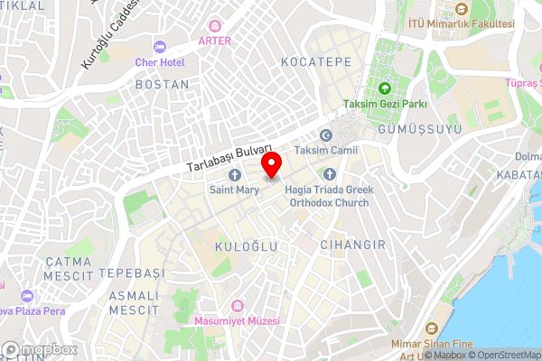 Ragip Pasha Apartments - Hotel Location Map