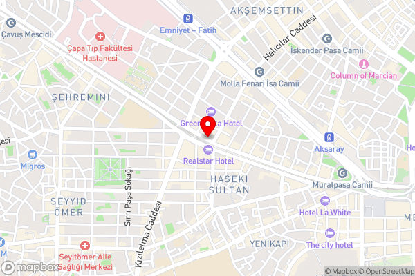 Ramada by Wyndham Istanbul Old City - Hotel Location Map