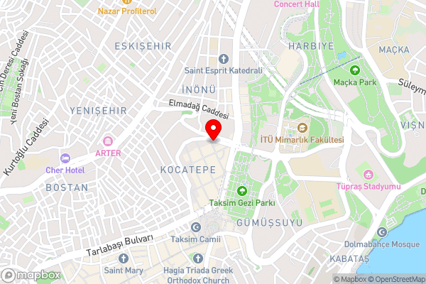 Ramada By Wyndham İstanbul Taksim - Hotel Location Map
