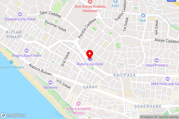 Ramira Joy Hotel - Hotel Location Map