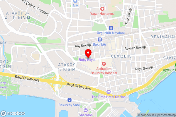 Ravvda Hotel - Hotel Location Map