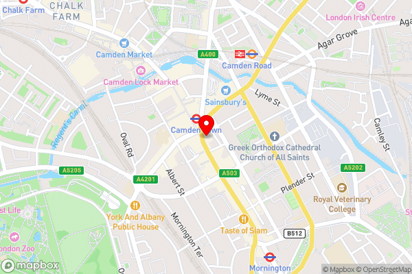 Regents Canal Apartments - Hotel Location Map