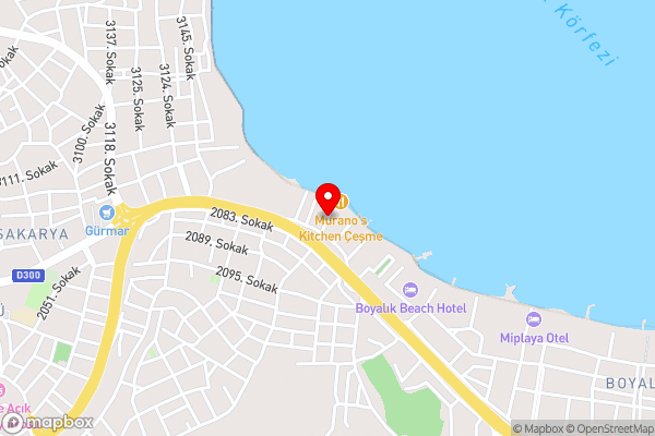 Reges, a Luxury Collection Resort & Spa, Cesme - Hotel Location Map